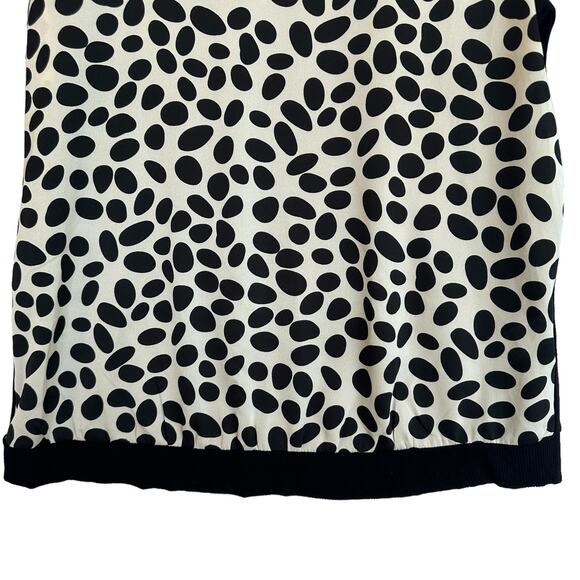 Coldwater Creek Polka Dot Knit Top Womens XS Silky Pullover Business Casual - Picture 4 of 10